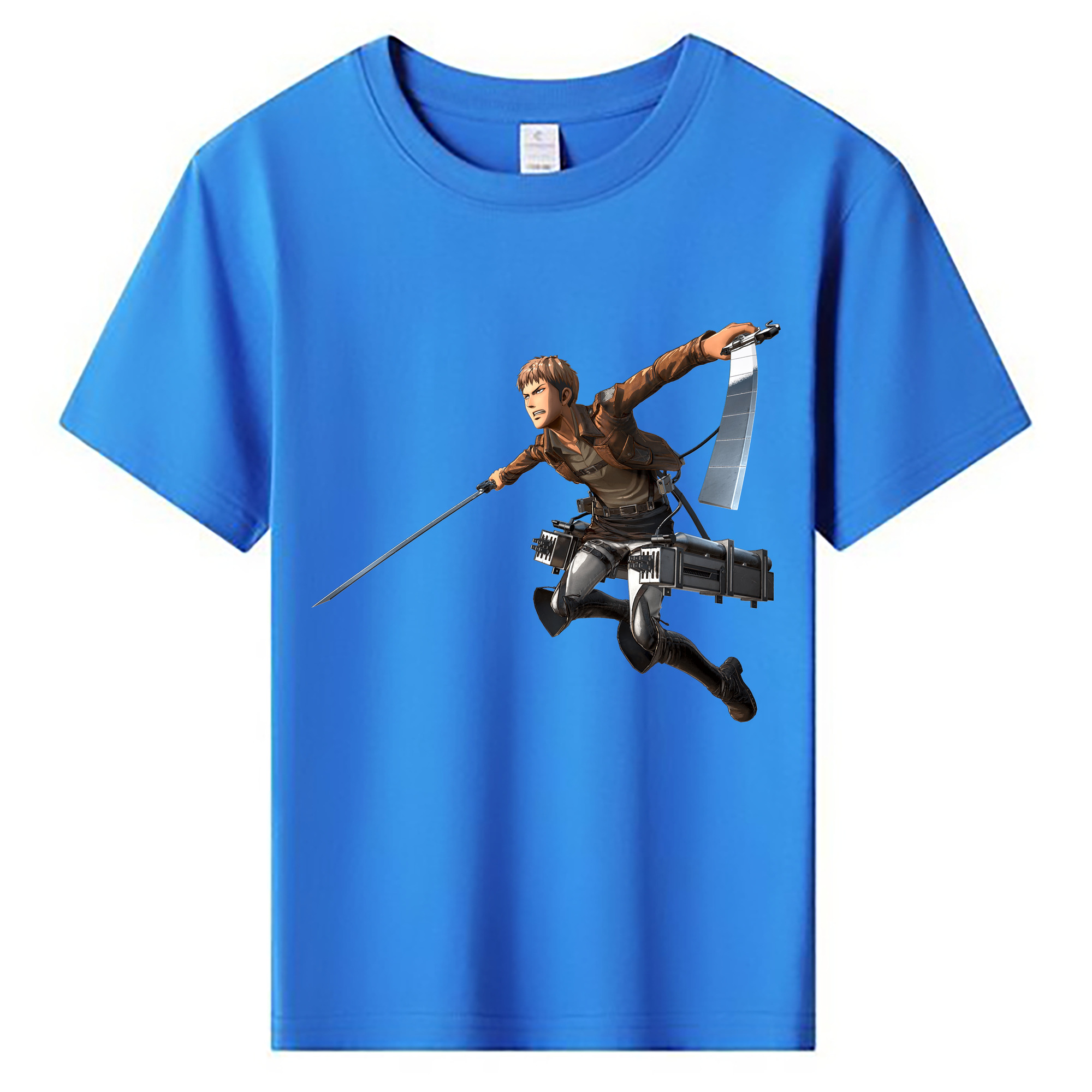 （画像用） 進撃の巨人 ジャン・キルシュタイン Attack on Titan Jean Kirstein 綿100％キッズTシャツ（フロントプリント）